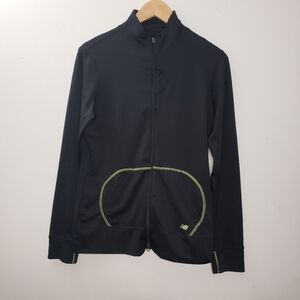 New Balance Black Zip Up Women SweatShirt Size S